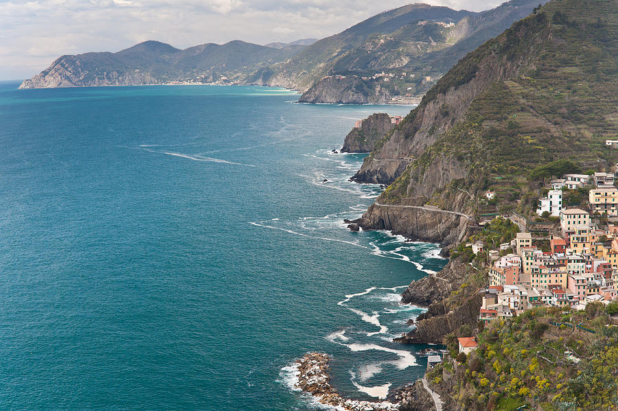 Cinque Terre Coast View Photograph by Mike Reid