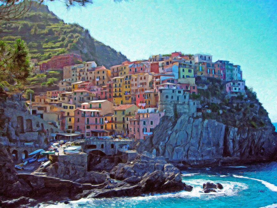 Boat Painting - Cinque Terre Itl2617 by Dean Wittle