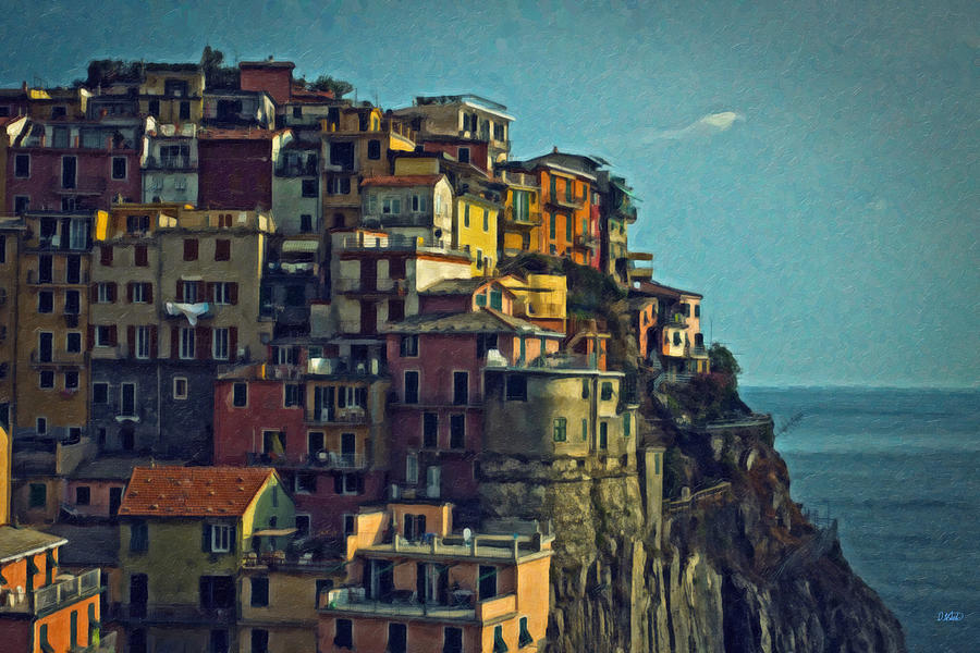 Cinque Terre Itl4015 Painting by Dean Wittle