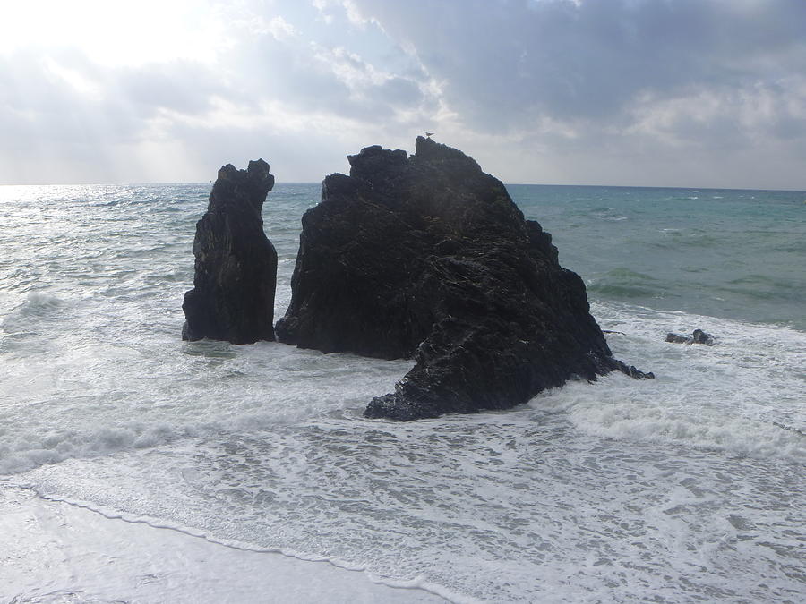 Beach Photograph - Cinque Terre by Sarah Kasper