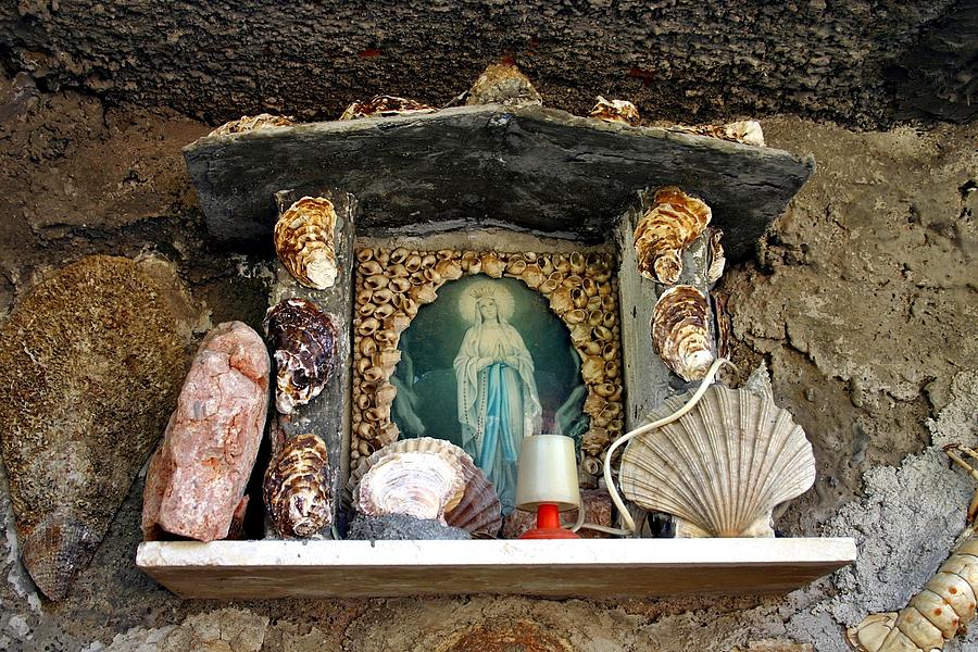 Cinque Terre Shrine Photograph by Henry Kowalski
