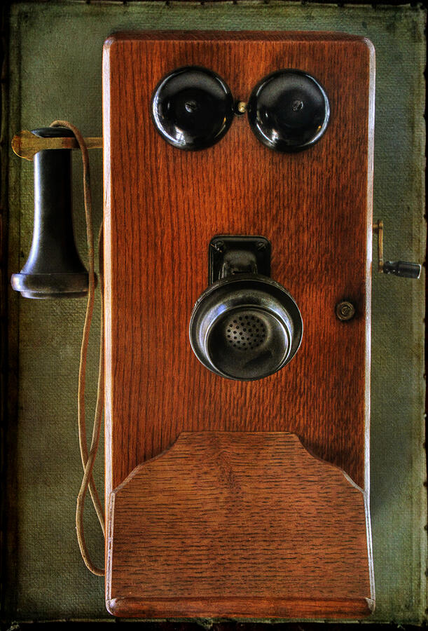 Circa 1920s Antique Wall Phone Photograph by Donna Kennedy