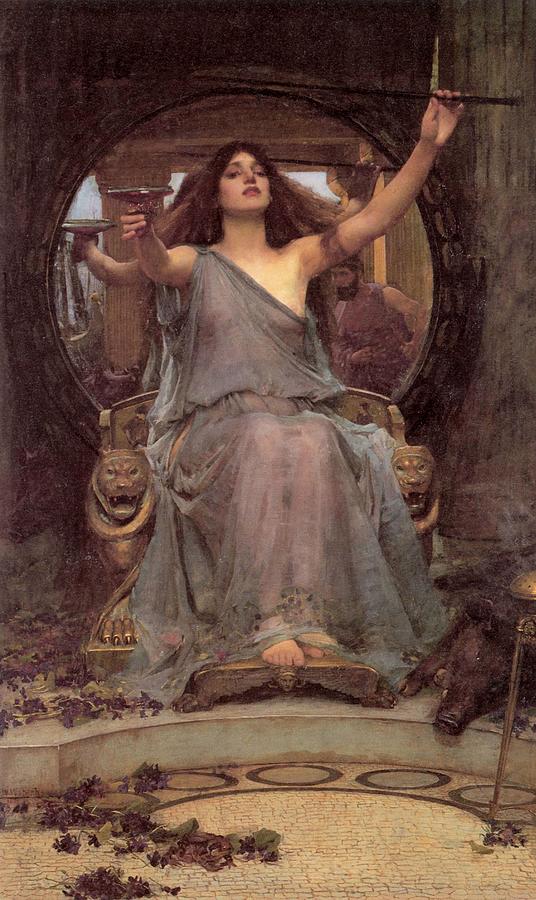 Circe Offering the Cup Painting by John William Waterhouse
