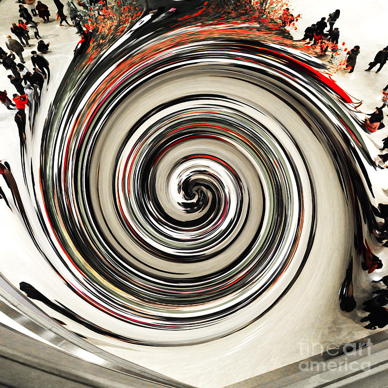 Abstract Photograph - Circle 5 by Bruce Lan