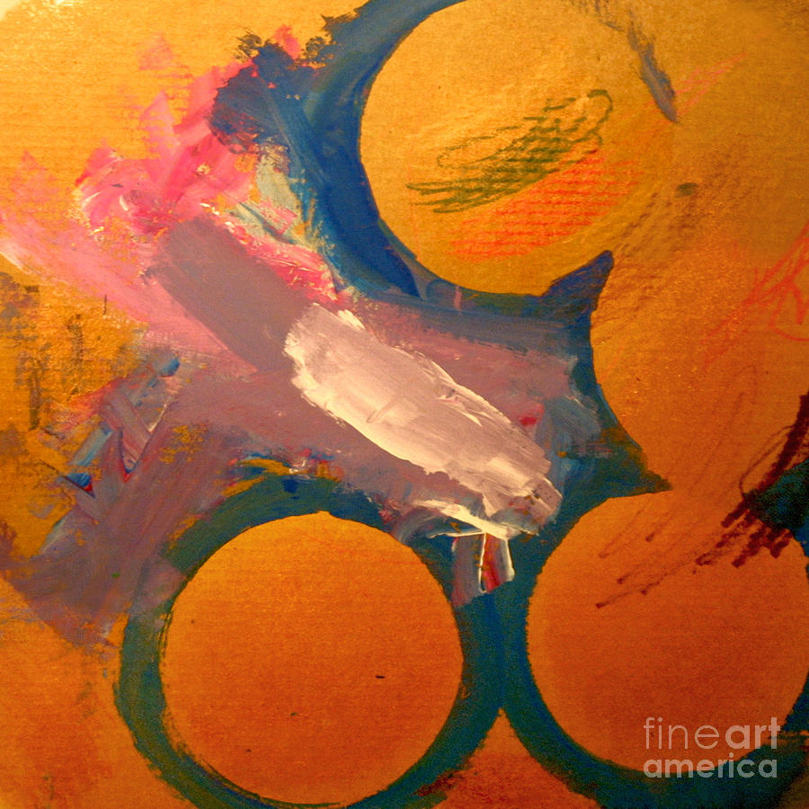 Abstract Painting - Circle art 57 by Little Wonders Of Wonderland