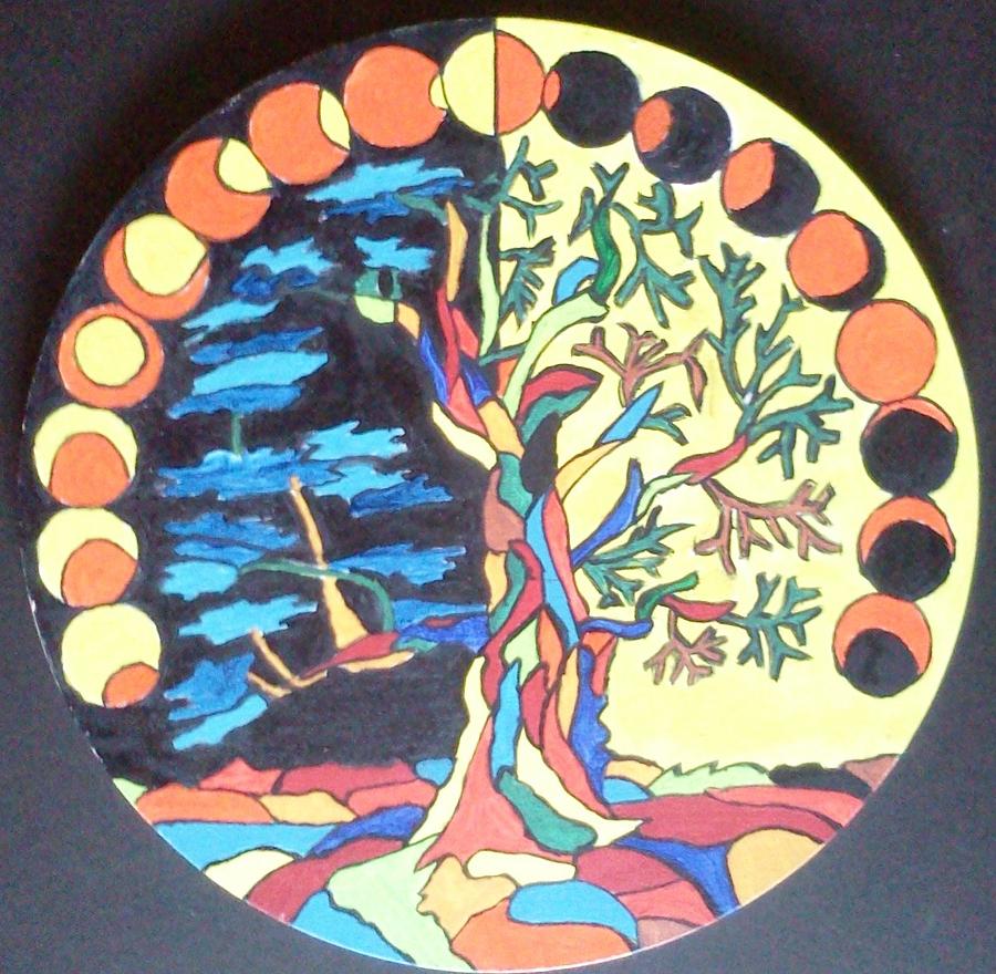 Circle of Life Painting by Swati Panchal