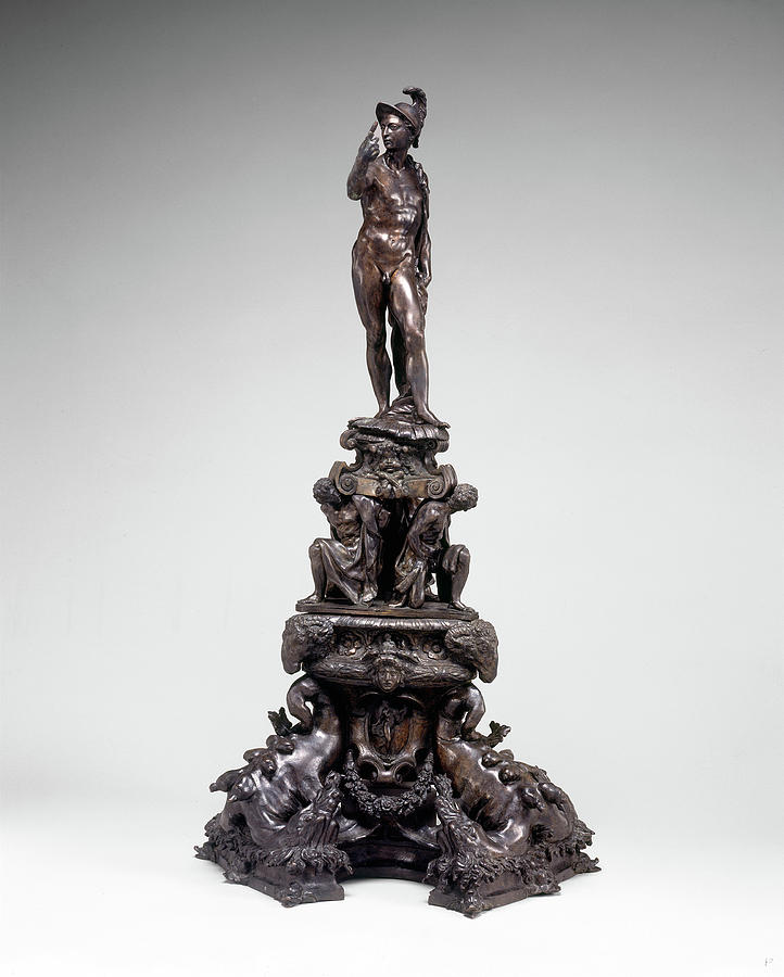 Circle Of Tiziano Aspetti, Andiron With Figure Of Mars Drawing by Litz ...