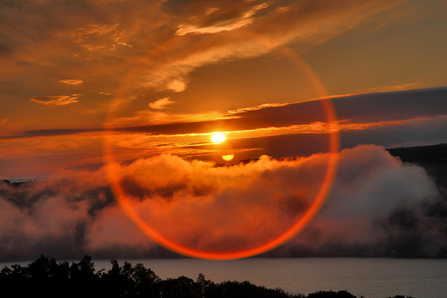 Circle Round The Sun Photograph by Steven Ainsworth