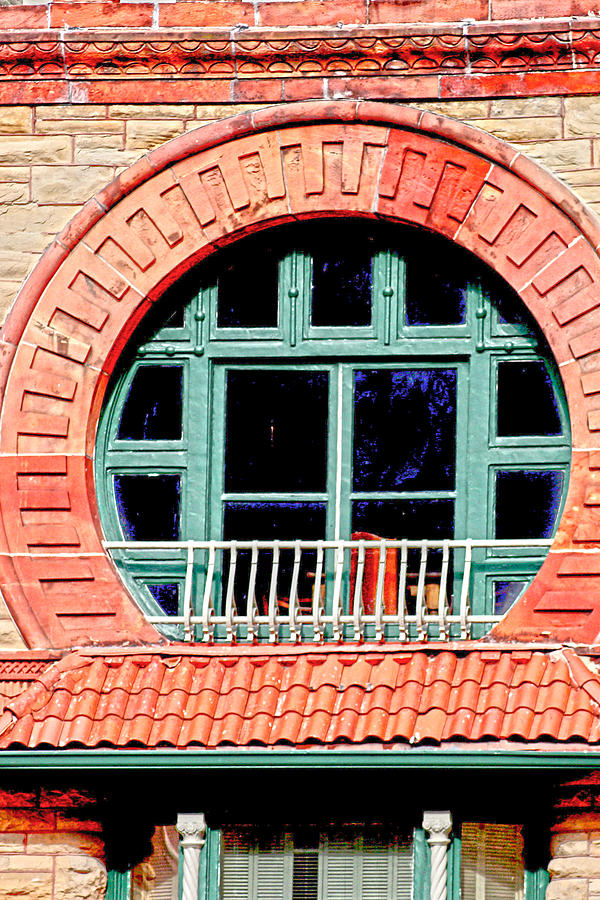 Architecture Photograph - Circle Window by Suzanne Barber