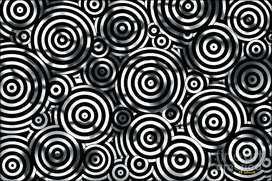 Circles - Smoke Digital Art by E B Schmidt