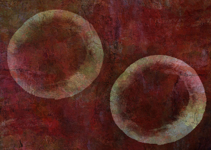 Abstract Digital Art - Circles by Aged Pixel