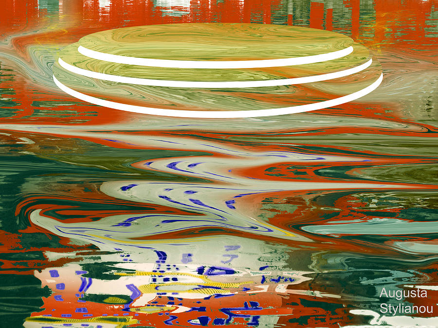Circles and Waves Digital Art by Augusta Stylianou