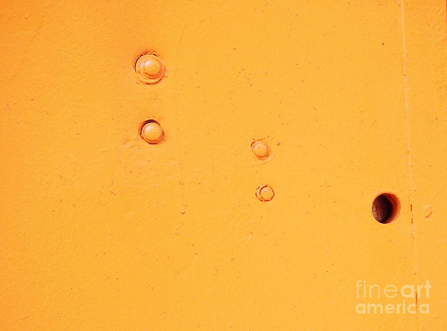 Abstract Photograph - Circles in Orange by Sarah Loft
