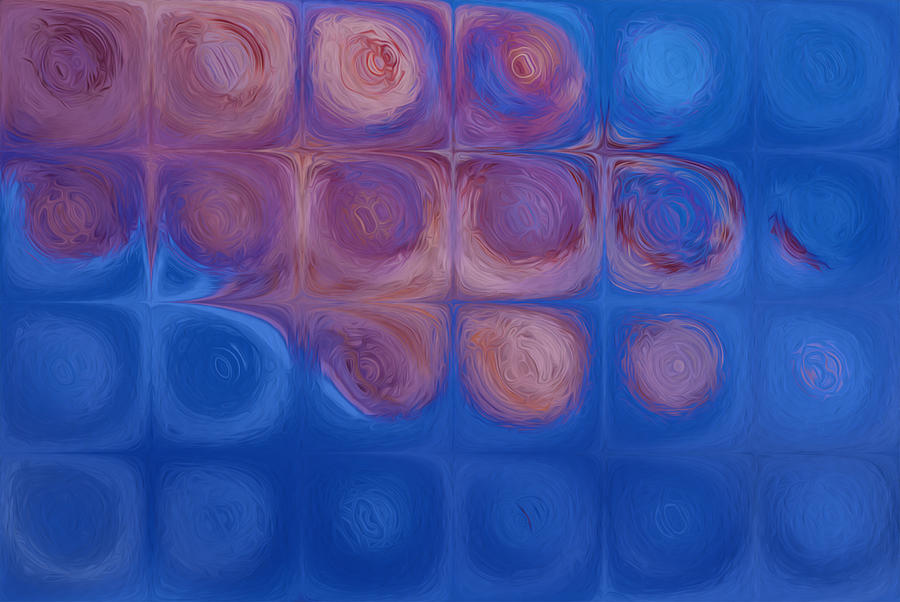 Abstract Painting - Circles In Squares by Jack Zulli
