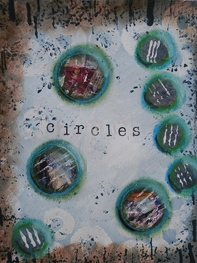Circles Painting by Malinda Kopec