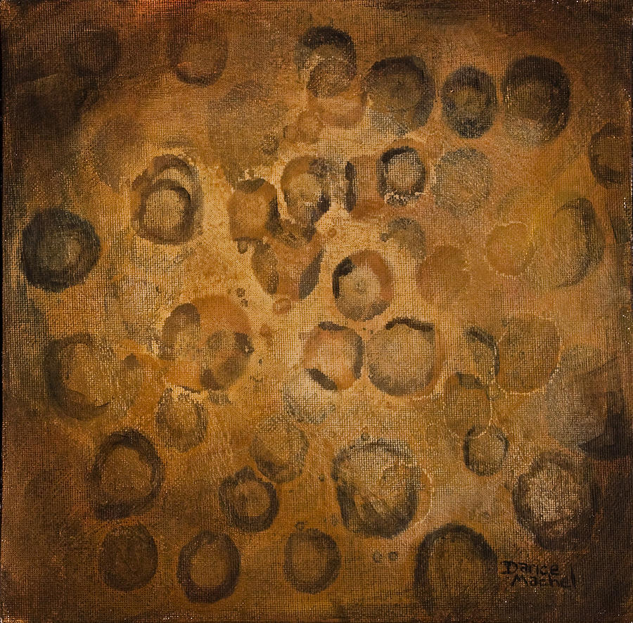 Circles of Gold Painting by Darice Machel McGuire