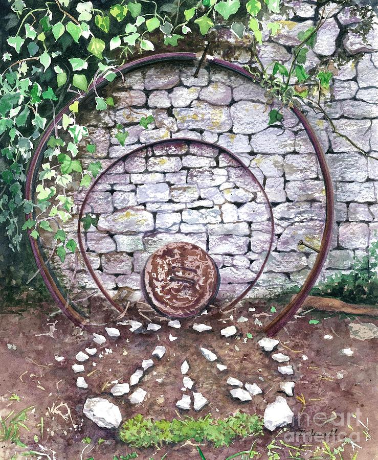 Circles of Life Painting by Barbara Jewell