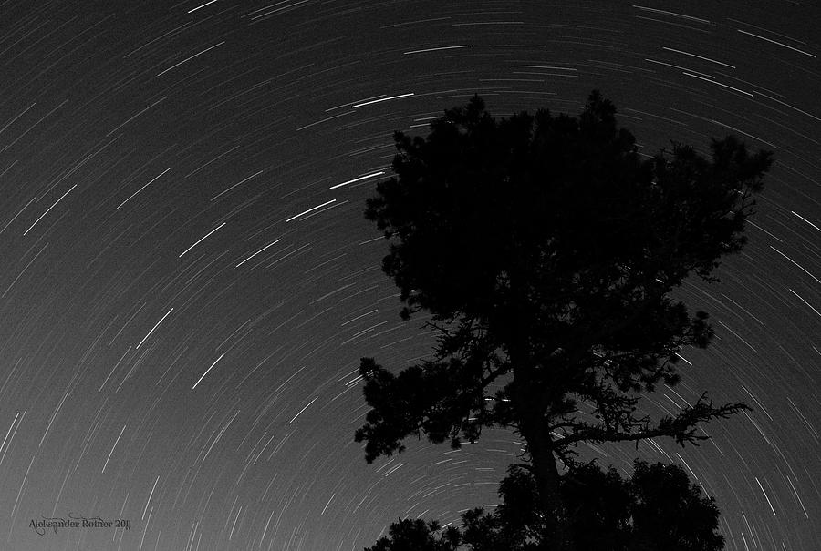 Circling stars Photograph by Aleksander Rotner