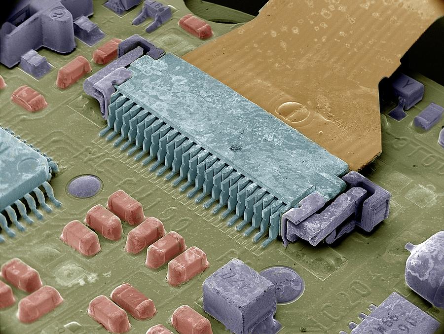 Equipment Photograph - Circuit Board by David Mccarthy Equipment Photograph - Circuit Board by David Mccarthy