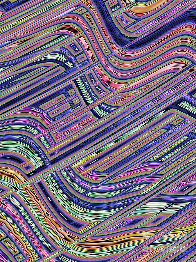 Space Digital Art - Circuit by John Edwards