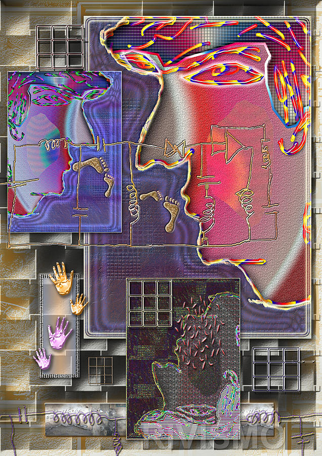 Perfiles Painting - Circuitos entre Perfiles by Ramon Rivas - Rivismo Perfiles Painting - Circuitos entre Perfiles by Ramon Rivas - Rivismo