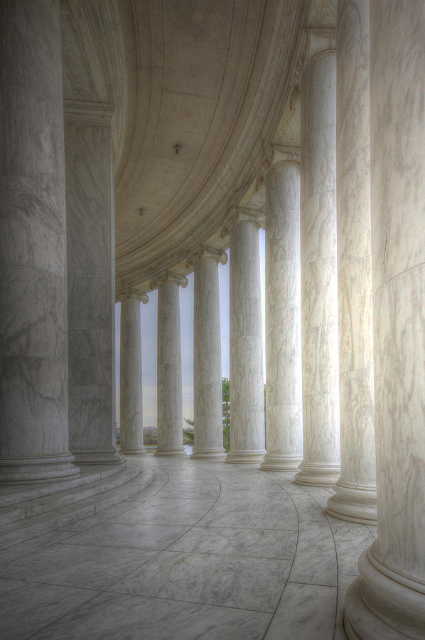 Circular Colonnade Of The Thomas Jefferson Memorial Photograph