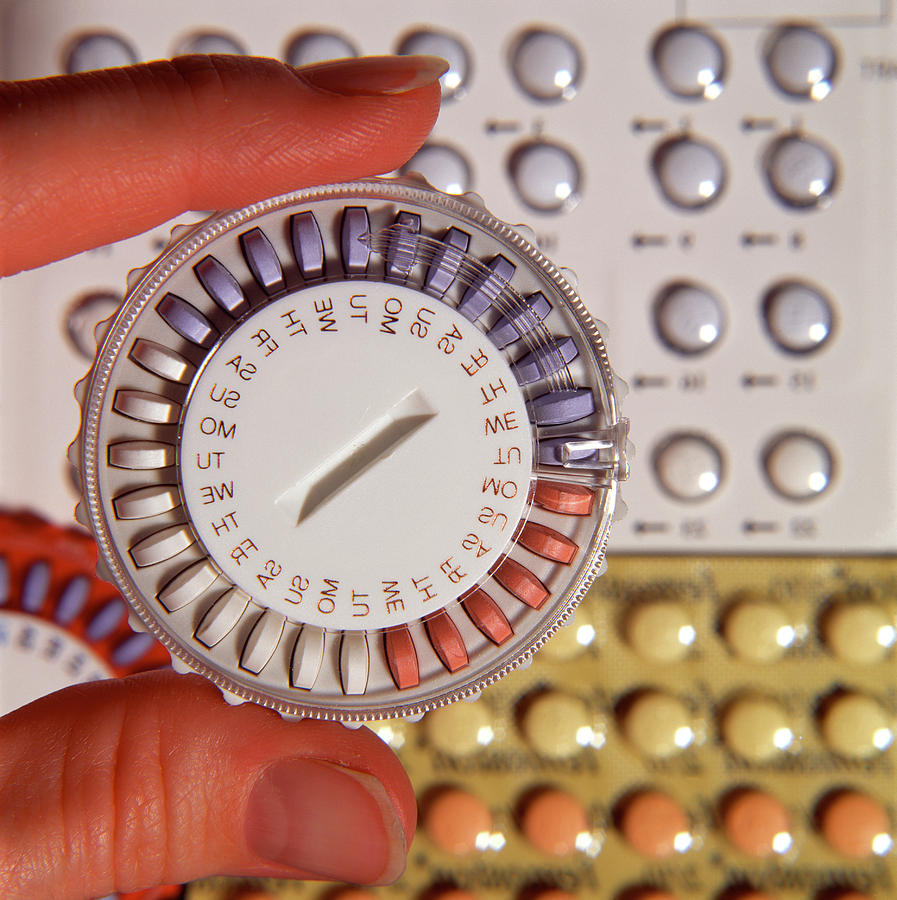 Circular Dial Of Hormone Replacement Therapy Pills Photograph by Saturn