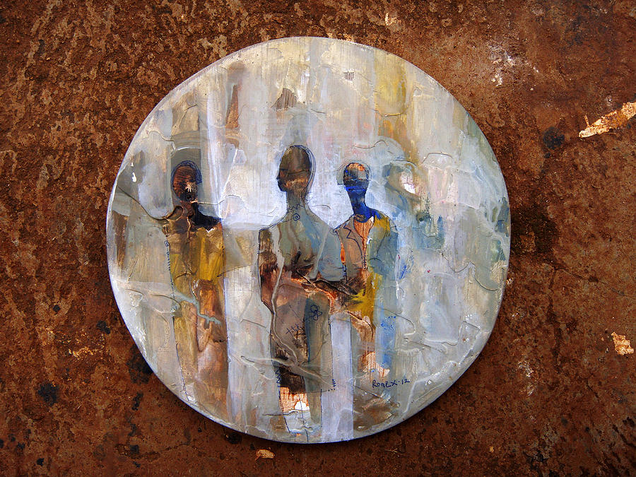 Circular  Painting by Ronex Ahimbisibwe