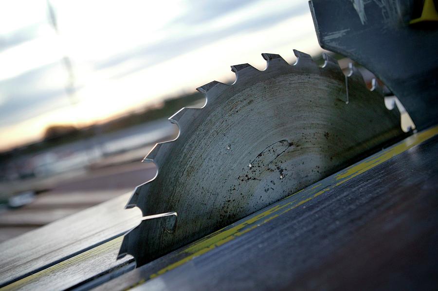 Circular Saw Photograph by Christophe Vander Eecken/reporters/science Photo Library