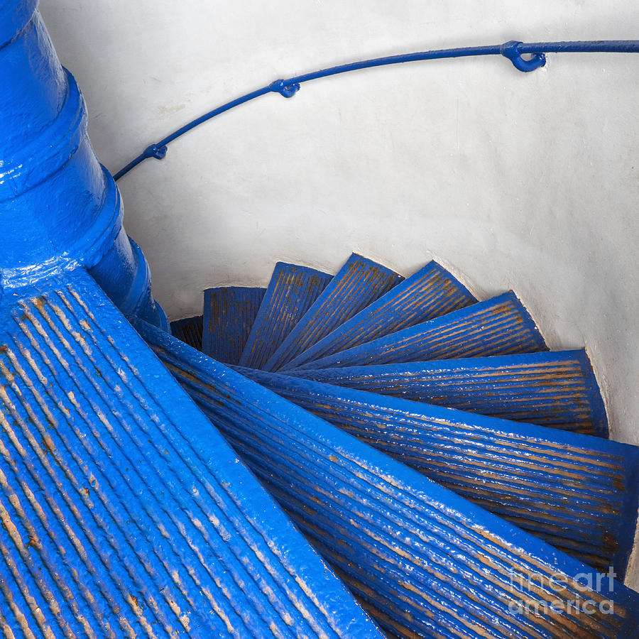Circular Staircase At Arecibo Lighthouse in Puerto Rico Photograph by Bryan Mullennix
