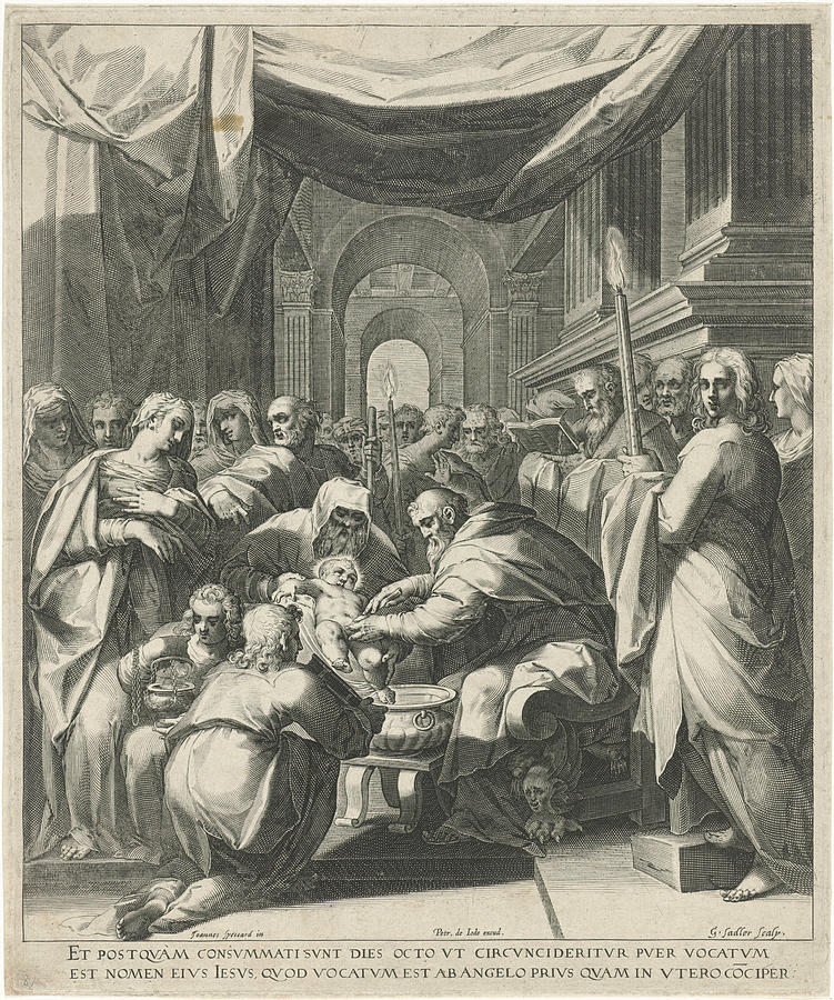 Circumcision Of Christ, Aegidius Sadeler Drawing by Quint Lox - Fine ...