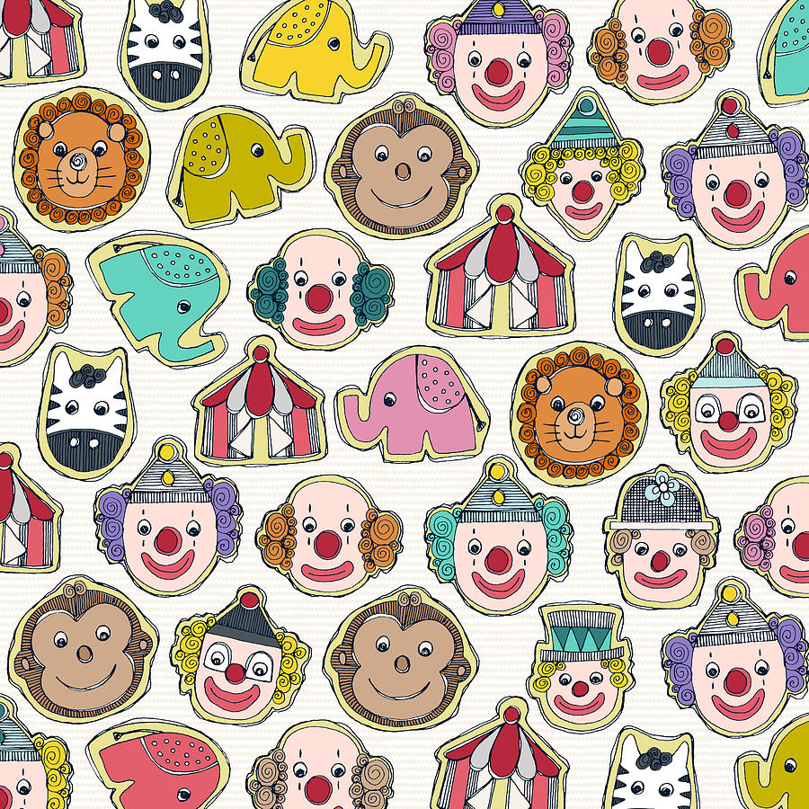 Circus Cookies Multi Painting by MGL Meiklejohn Graphics Licensing