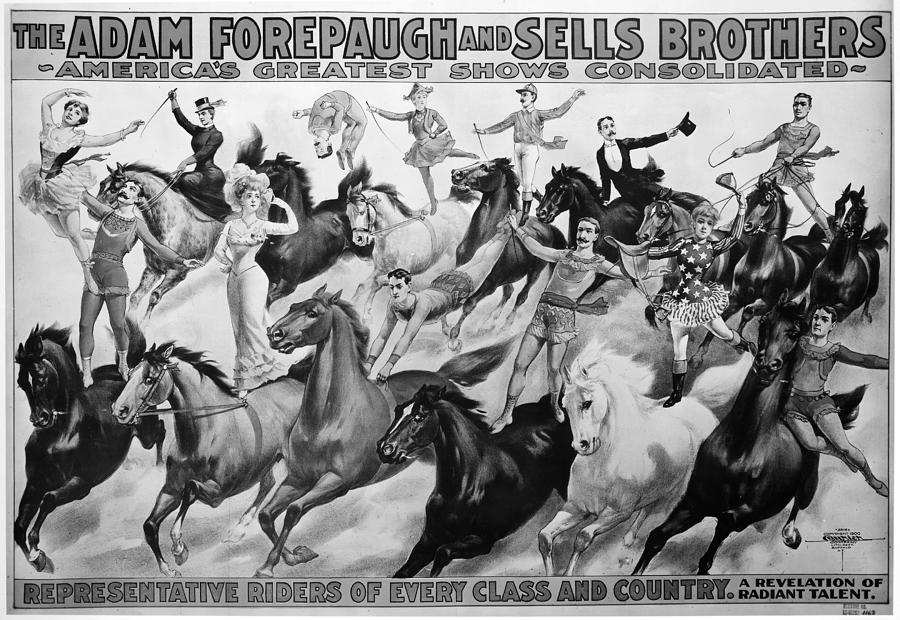 Circus Poster, 1900 Painting by Granger