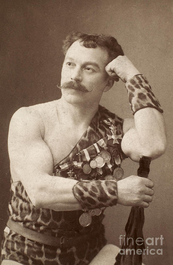 circus strongman mustache