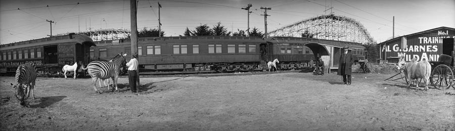 Circus Train, C1923 Photograph by Granger