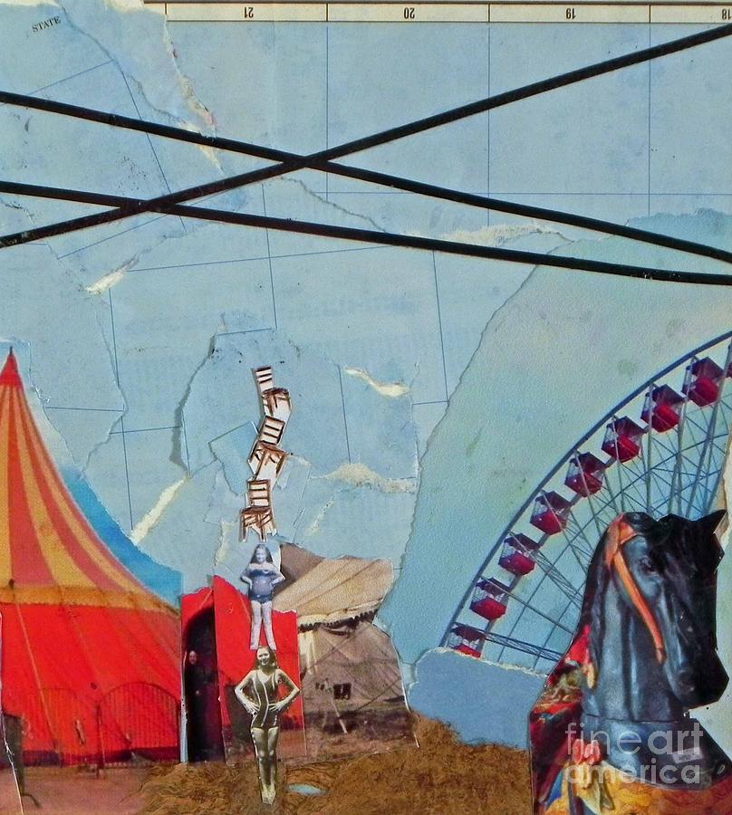Circus2 Mixed Media by Patricia Tierney