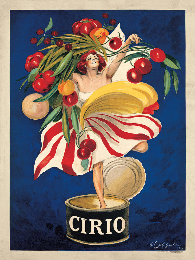 Fruit Painting - Cirio by Leonetto Cappiello