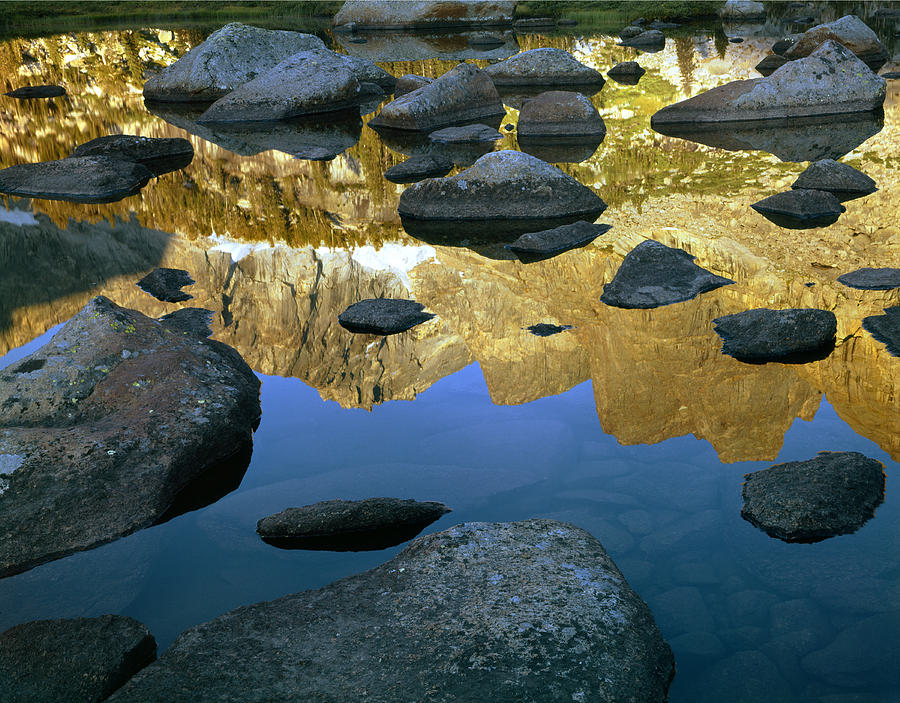 109632-Cirque of Towers Reflection, WY Photograph by Ed  Cooper Photography