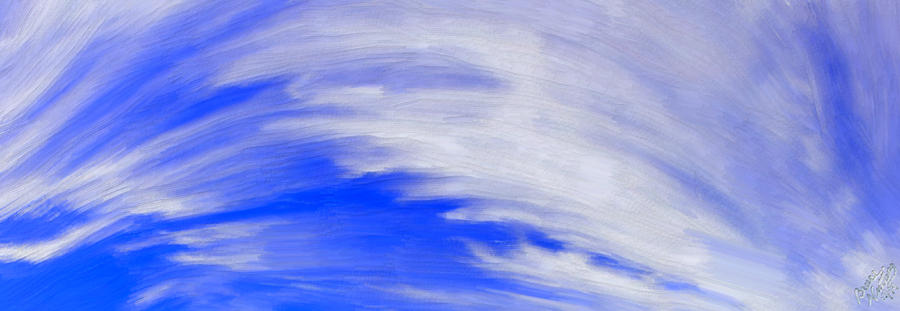 Cirrus Sky Painting by Bruce Nutting
