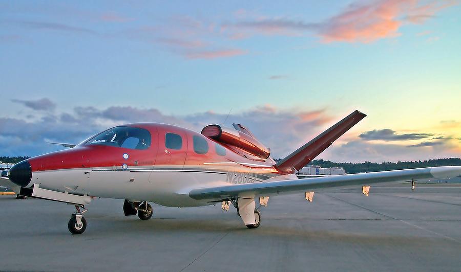 Cirrus Vision SF50 Photograph by Jeff Cook