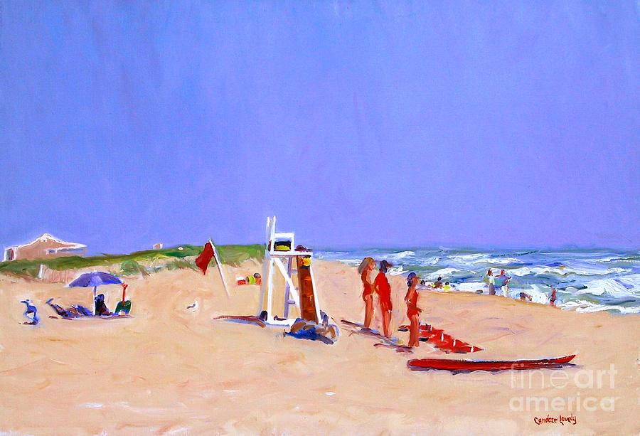 Cisco Beach Painting by Candace Lovely
