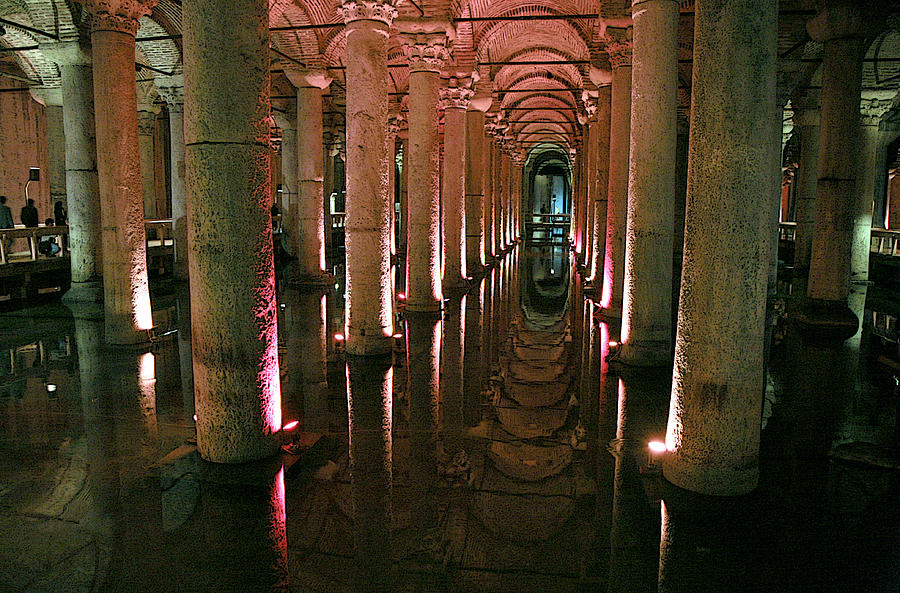 Cisterns in Istanbul Turkey Photograph by Jim Vance