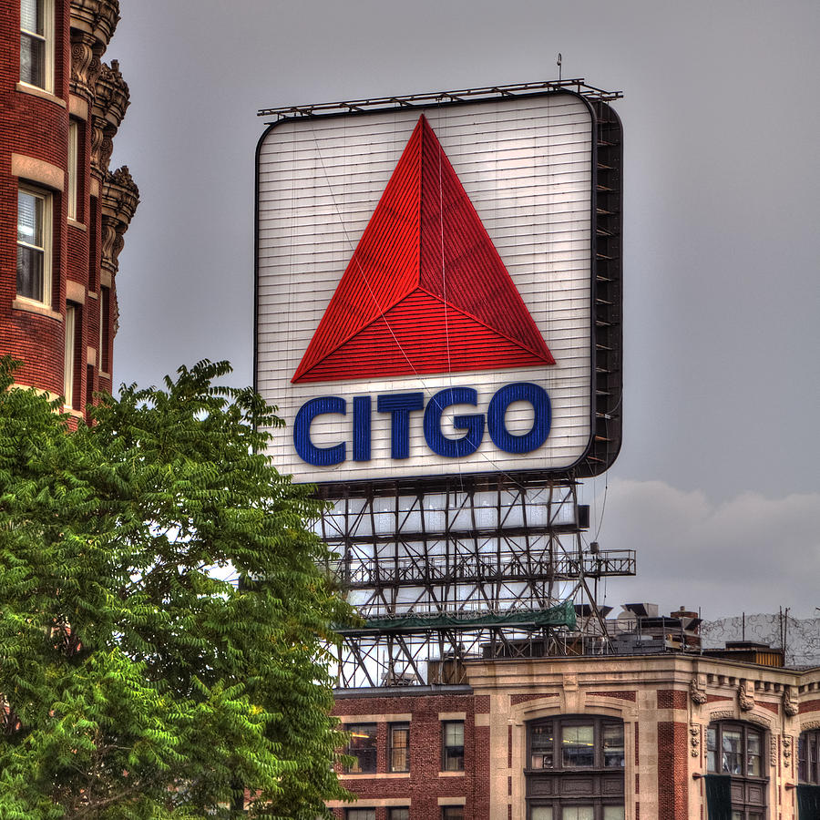 Boston Red Sox Photograph - CITGO Sign - Boston by Joann Vitali