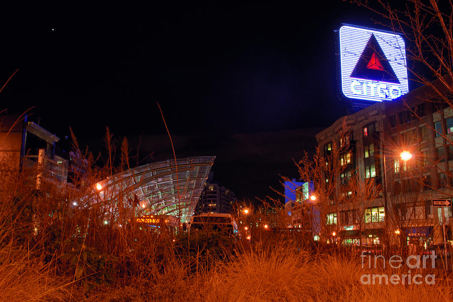 Boston Photograph - Citgo Sign in Kenmore Square by Danielle Lebenson