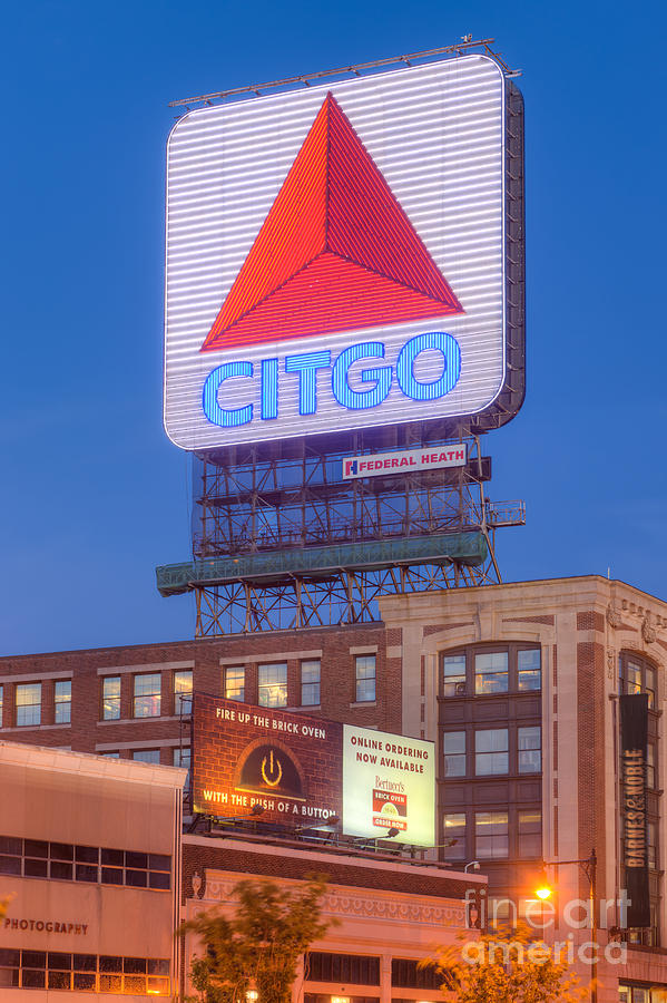 Boston Photograph - CITGO Sign in Kenmore Square III by Clarence Holmes