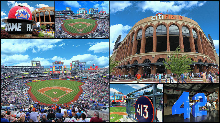 Citi Field Collage Photograph by Allen Beatty