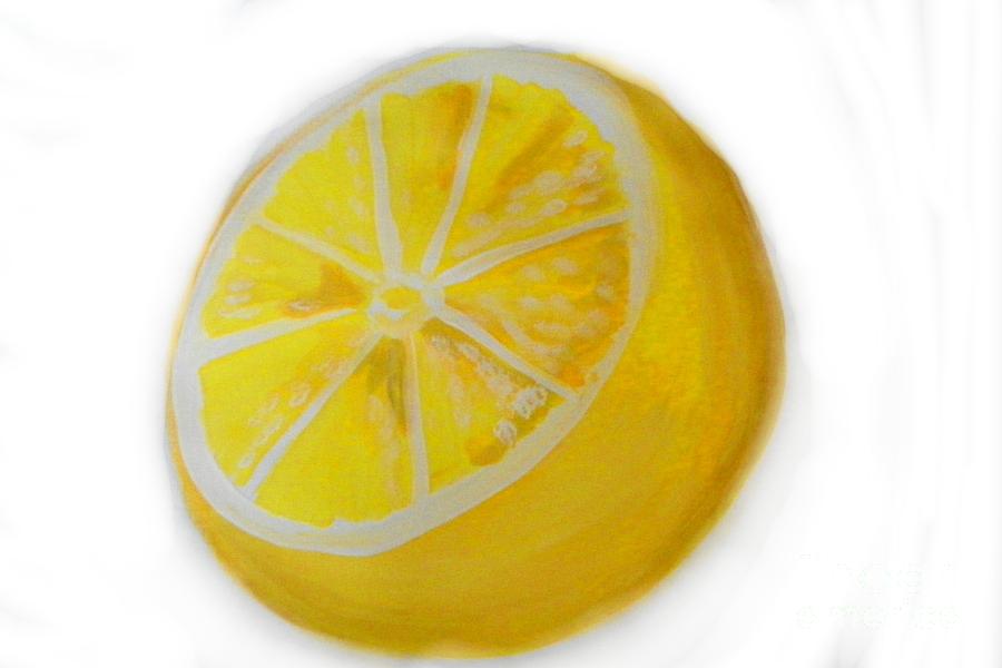 Citrus Painting by Marisela Mungia