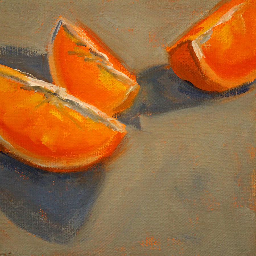 Citrus Meetup Painting by Nancy Merkle