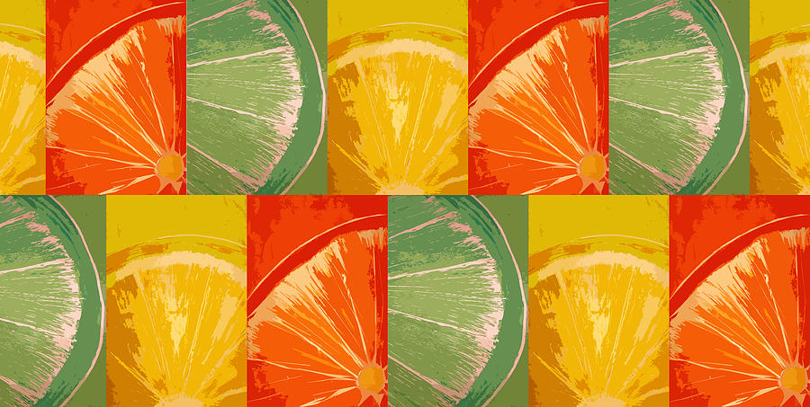Citrus Rows Painting by Rhodes Rumsey