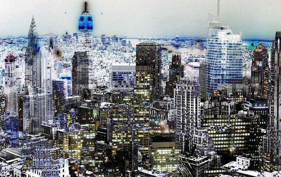New York City Digital Art - City Art New York by Mary Clanahan